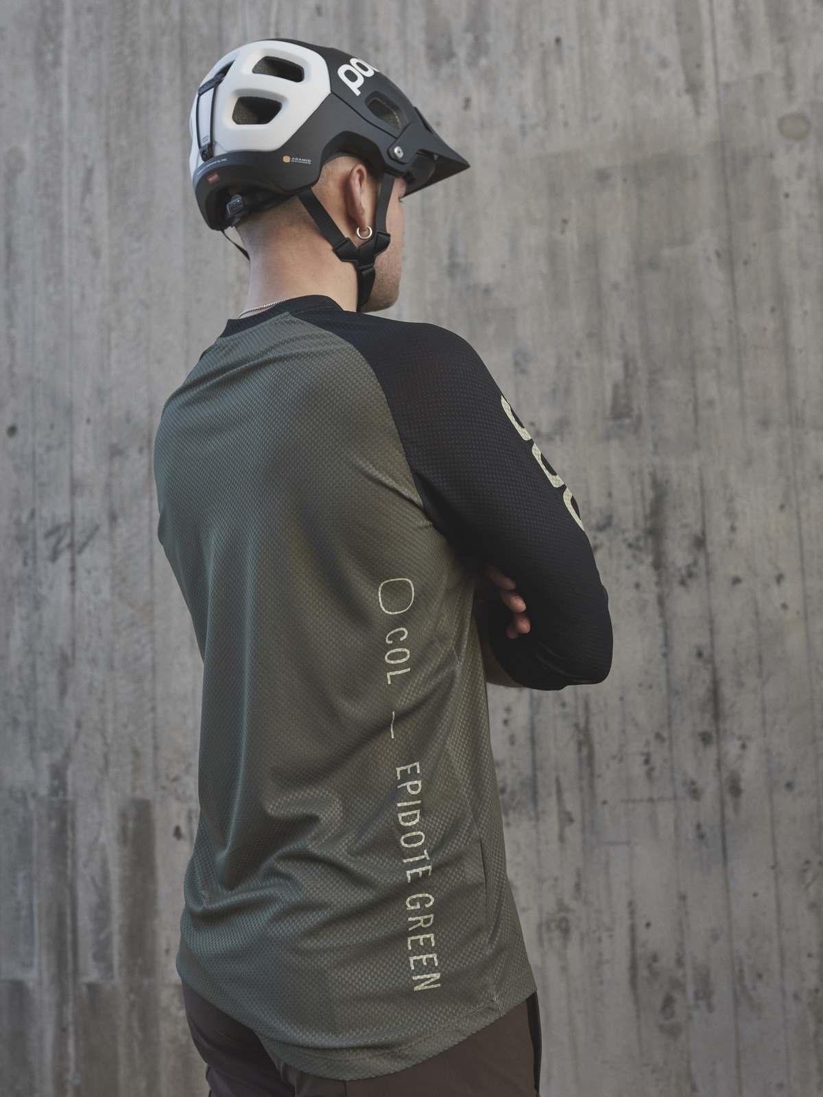 Koszulka rowerowa POC MTB PURE 3/4 - zielony | czarny - Adventure Sports