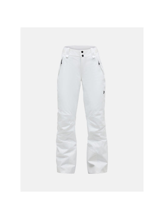 Spodnie narciarskie damskie Peak Performance W Anima Pants biały - Adventure Sports
