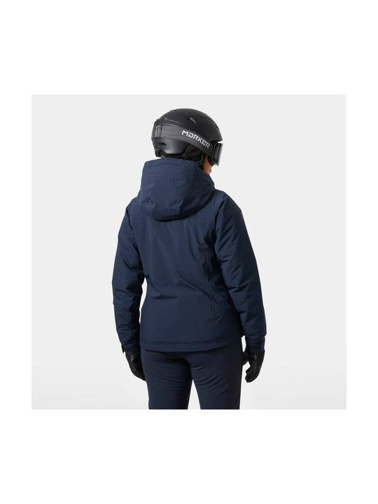 Kurtka narciarska damska HELLY HANSEN W CREWSER INSULATED JACKET granatowa
