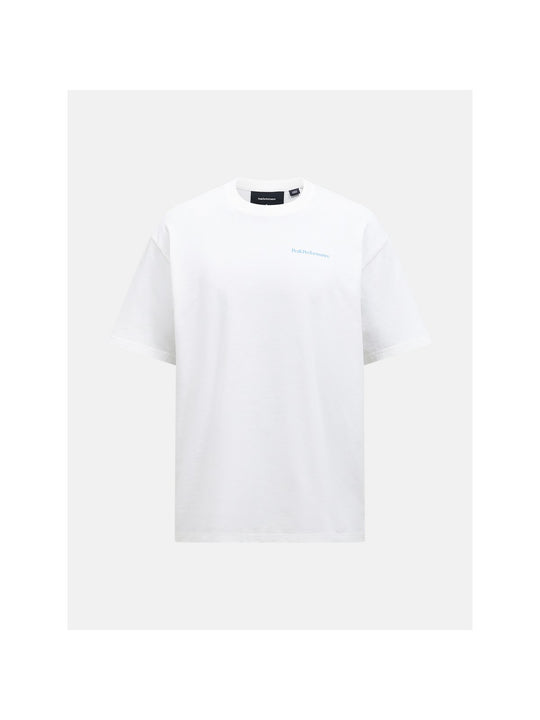 Koszulka PEAK PERFORMANCE M Graphic Tee biały - Adventure Sports
