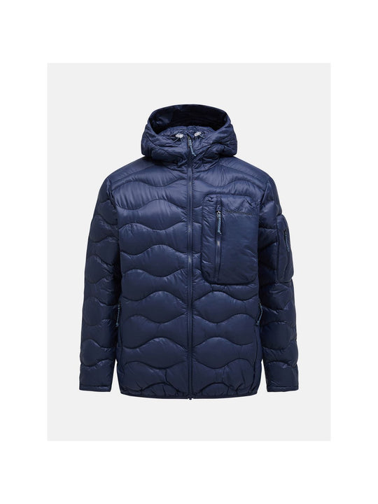 Kurtka puchowa Peak Performance M Helium Utility Down Hood granatowy - Adventure Sports
