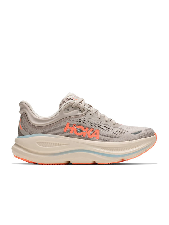 Buty do biegania damskie HOKA W BONDI 9 beżowe
