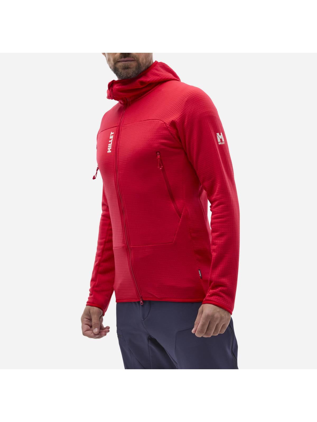 Kurtka MILLET FUSION GRID HOODIE M czerwony