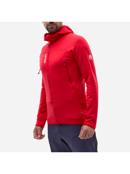 Kurtka MILLET FUSION GRID HOODIE M czerwony
