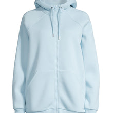 Bluza damska CASALL Easy Oversized Zip Hoodie kolor niebieski
