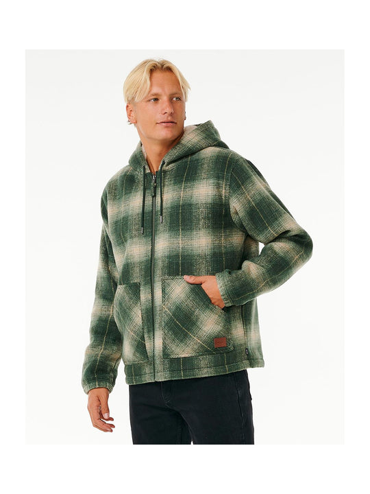 Kurtka RIP CURL Classic Surf Check Jacket zielony - M - Adventure Sports
