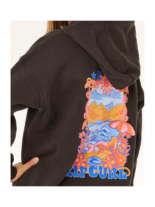Bluza dziewczęca RIP CURL Sunshine Squad Hood - Girl czarna
