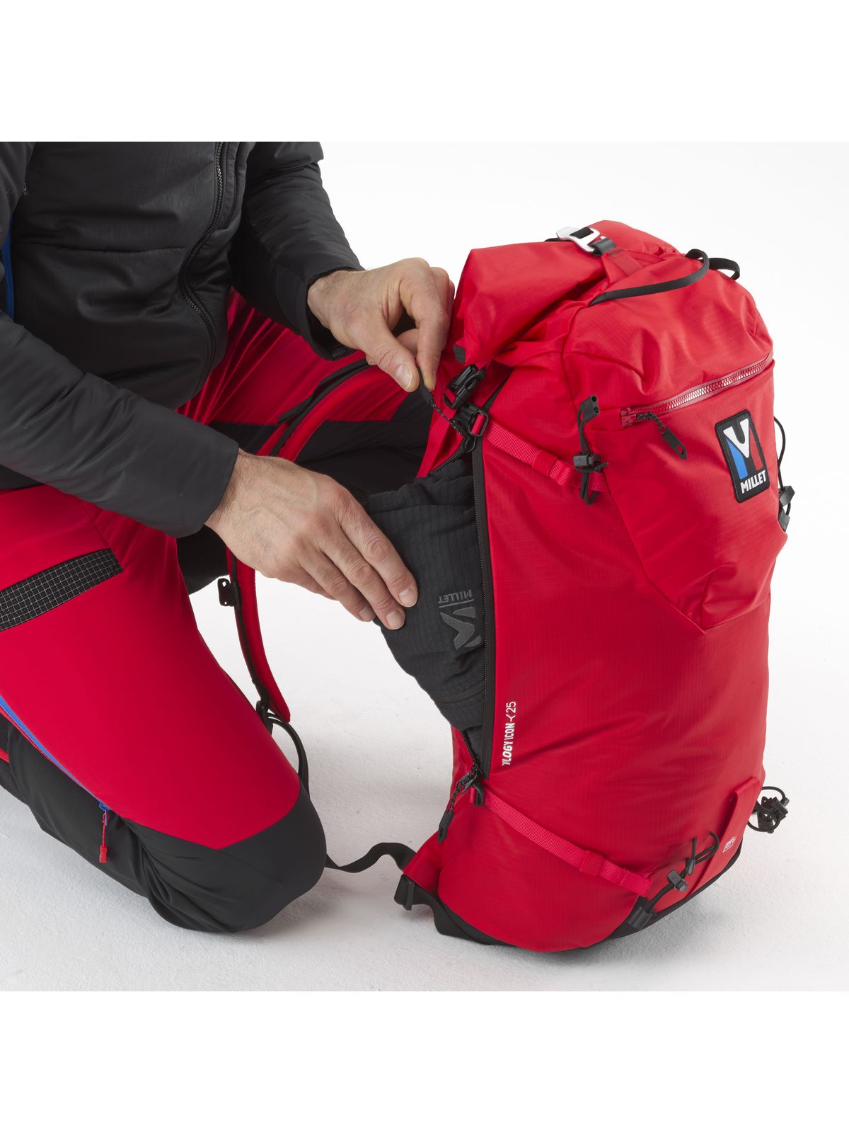 Plecak do wspinaczek MILLET Kamet 25 czerwony - TU - Adventure Sports