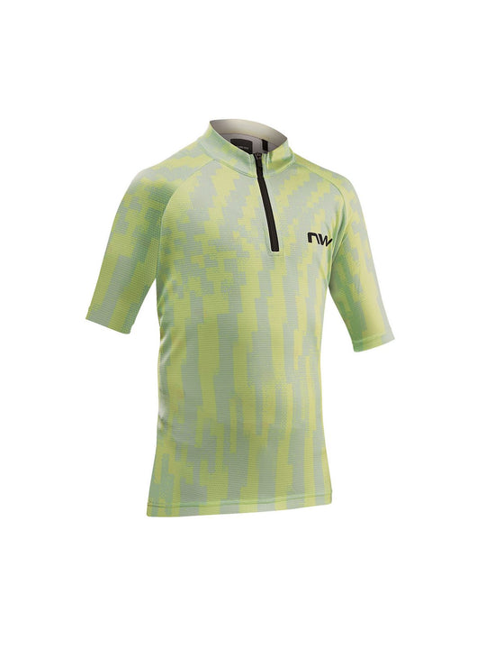 Koszulka rowerowa dla dzieci NORTHWAVE Force Evo Junior Jersey żółty - Adventure Sports
