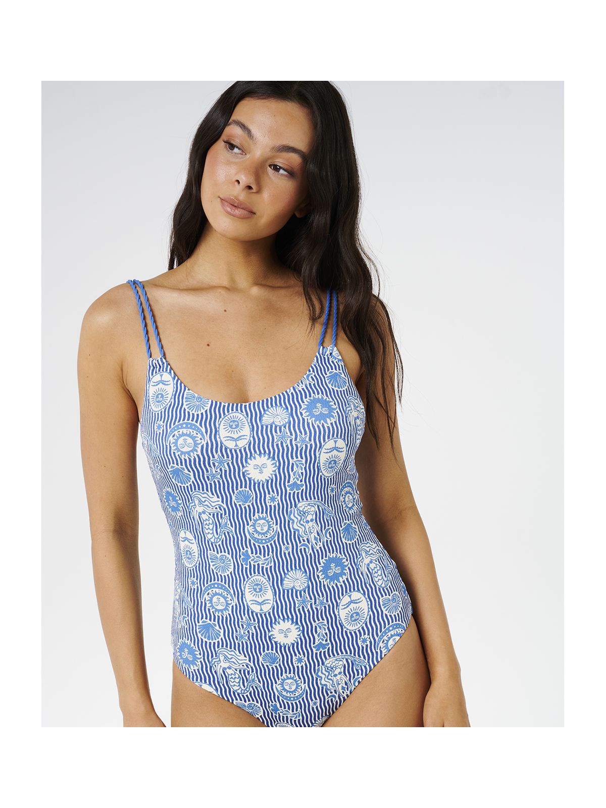 Kostium damski RIP CURL Catalina Waves 1 Piece niebieski