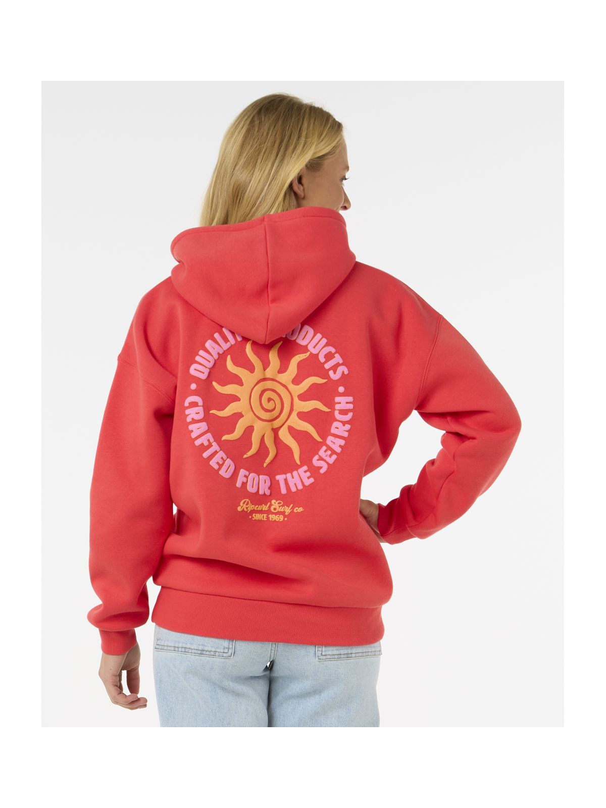 Bluza RIP CURL Cala Heritage Hood czerwony