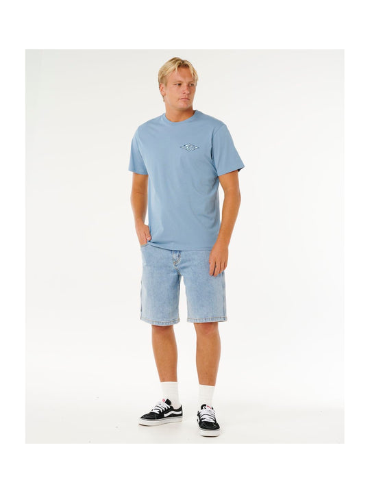 Koszulka męska RIP CURL Hazey Days Tee niebieska
