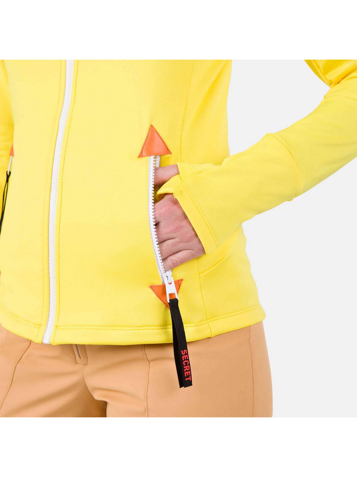 Bluza Rossignol W Climi Jkt żółty - Adventure Sports