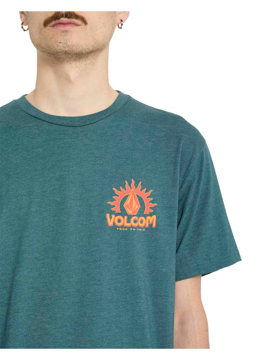 Koszulka rowerowa VOLCOM Solstice Hth Sst zielony
