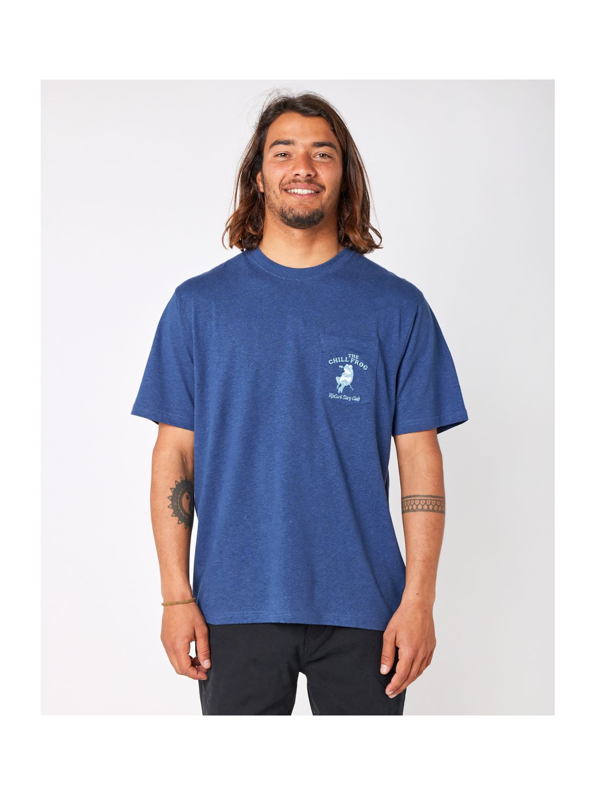 Koszulka RIP CURL Shaper Emb Tee granatowy - Adventure Sports