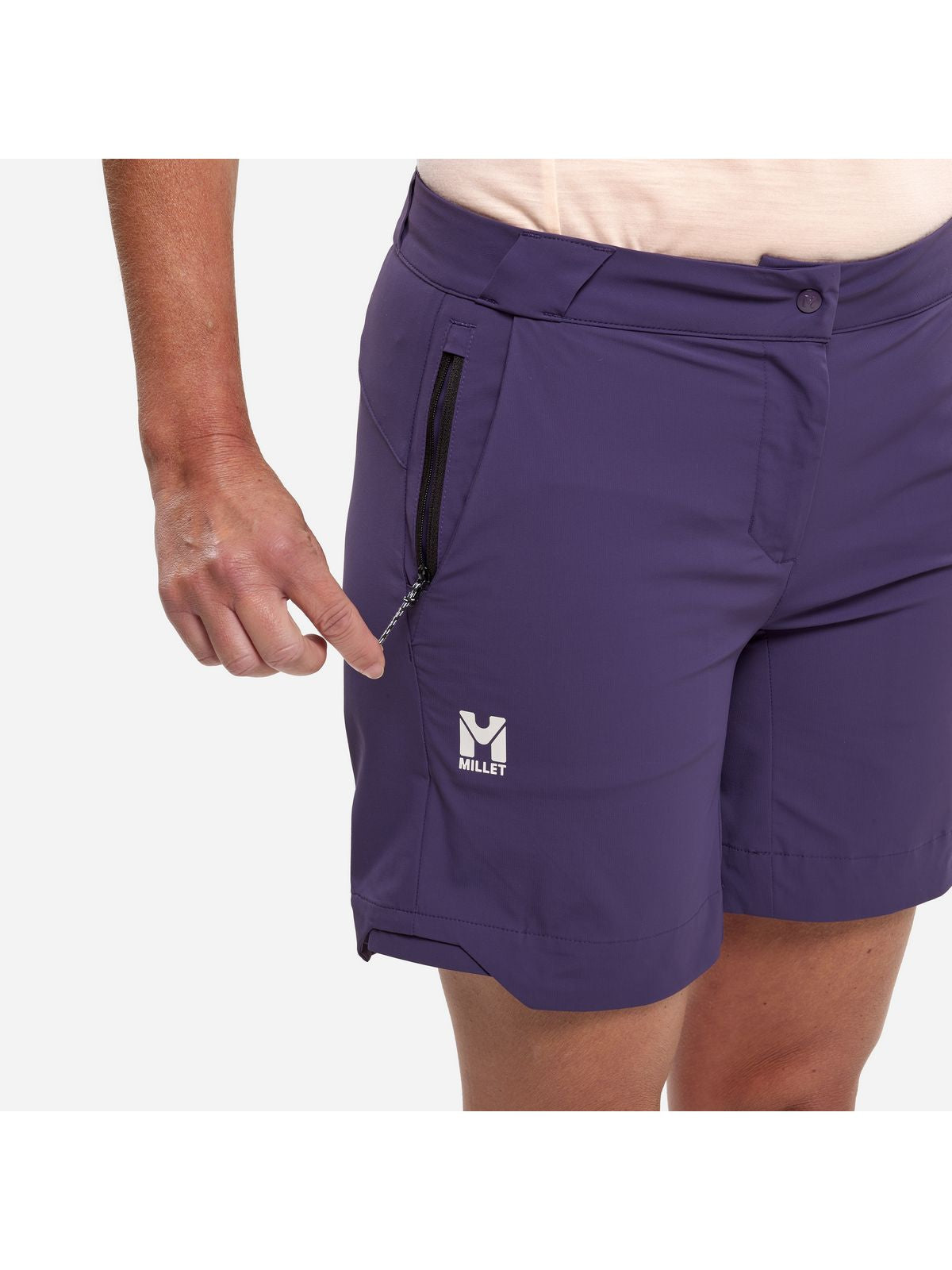Szorty damskie MILLET Ubic Stretch Short W fioletowe śliwkowe