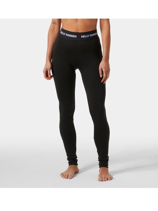 Legginsy damskie HELLY HANSEN W Lifa Merino Midweight Pant kolor czarny
