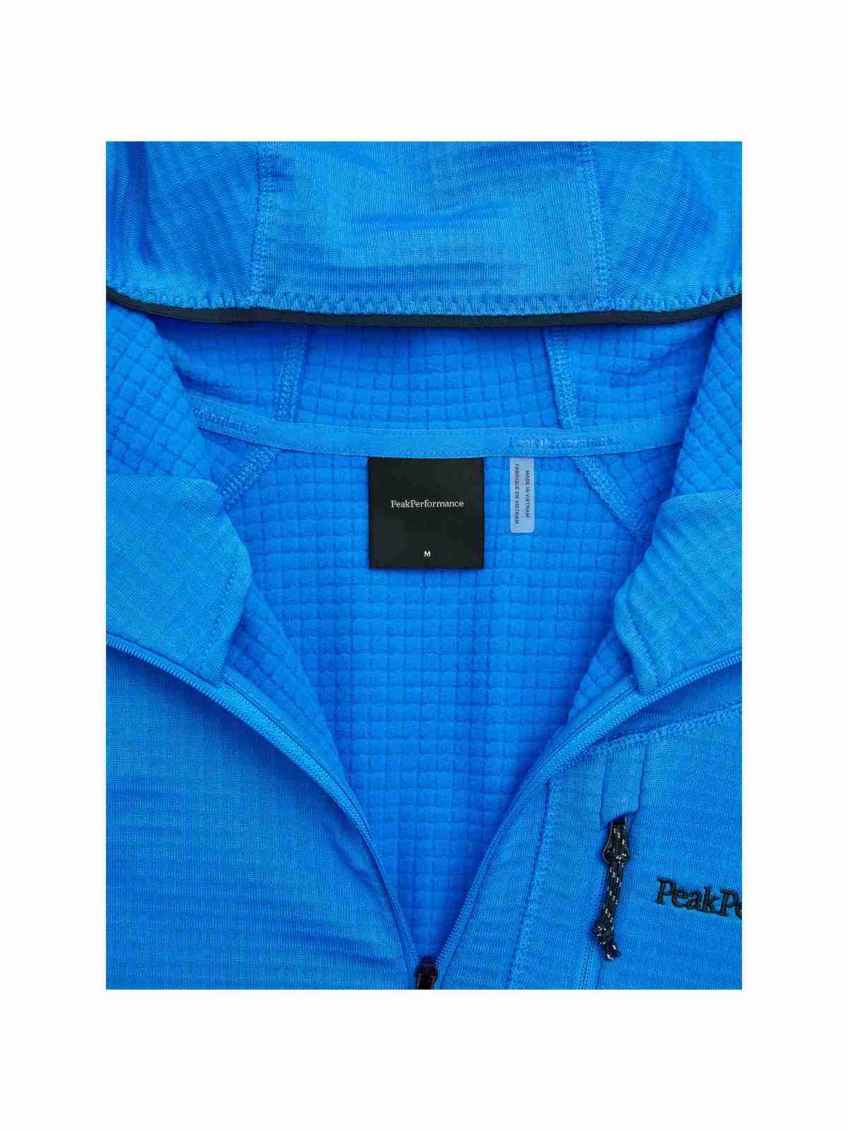 Bluza PEAK PERFORMANCE M Trail Polartec Zip Hood niebieski