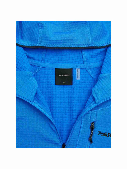 Bluza PEAK PERFORMANCE M Trail Polartec Zip Hood niebieski
