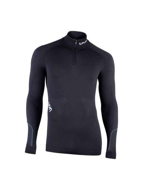Koszulka UYN Ambityon Uw Shirt Lg Sl. Zip Up Turtle Neck czarny
