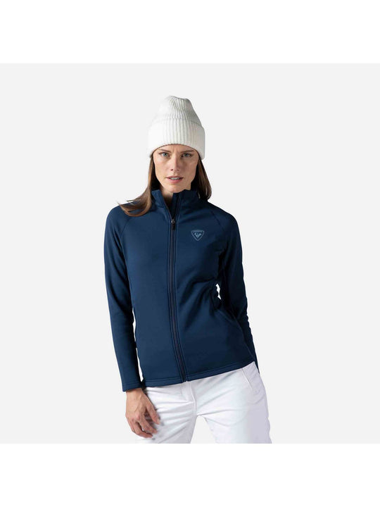 Bluza mid layer damska Rossignol W Classique Clim granatowy - Koszulka - Adventure Sports
