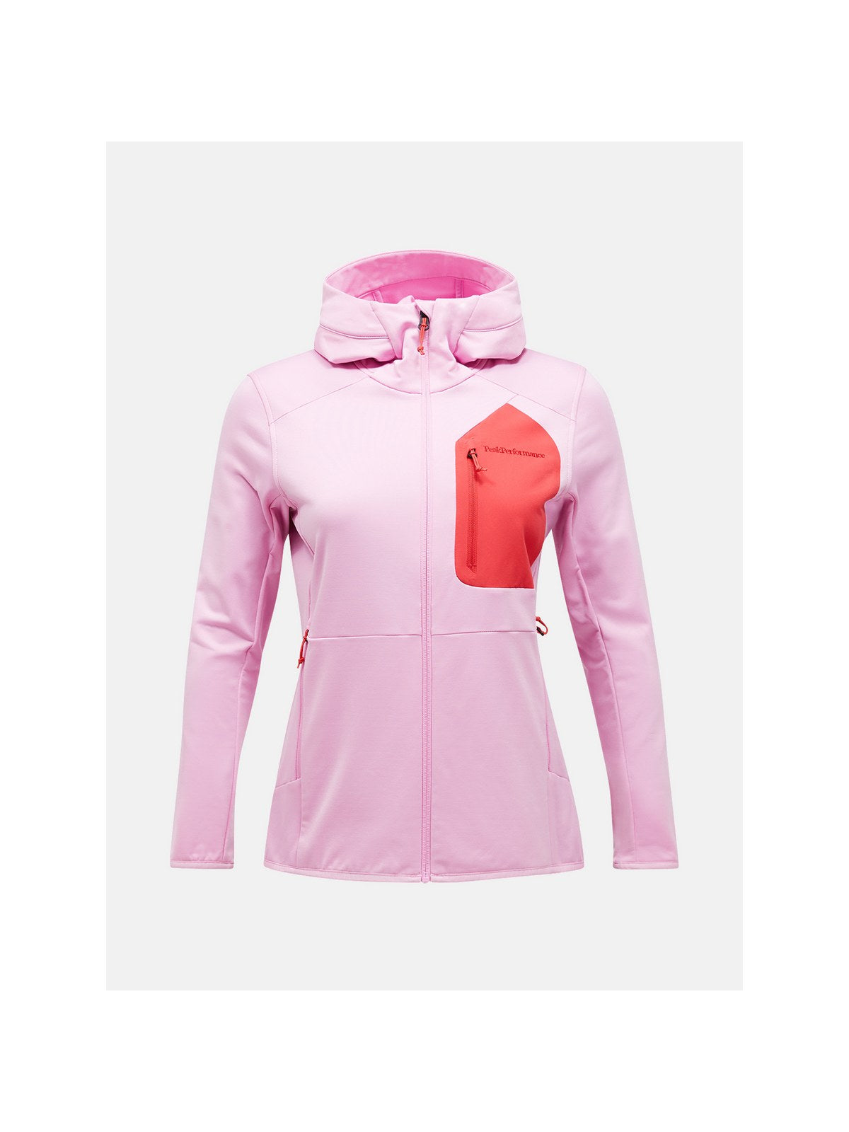Bluza PEAK PERFORMANCE W Utility Light Zip Hood różowy - Adventure Sports