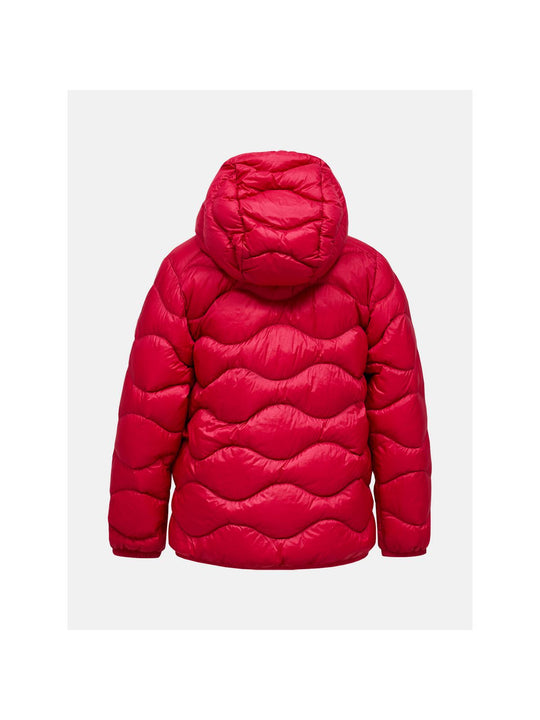 Kurtka PEAK PERFORMANCE Helium Down Hood Jacket Junior bordowy
