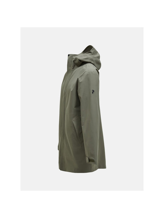 Płaszcz Peak Performance M Cloudburst Coat zielony - Adventure Sports
