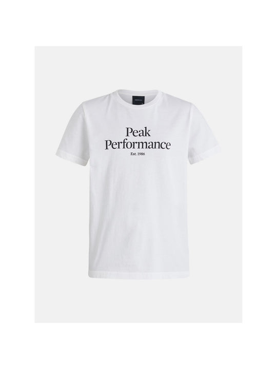 T-Shirt Peak Performance Jr Original Tee biały - Koszulka - Adventure Sports
