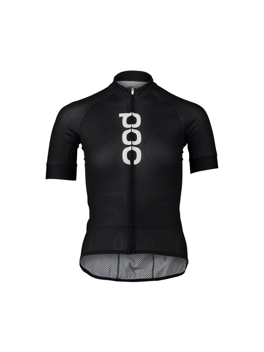 Koszulka rowerowa POC W’s ESSENTIAL ROAD LOGO Jersey - czarny - Adventure Sports

