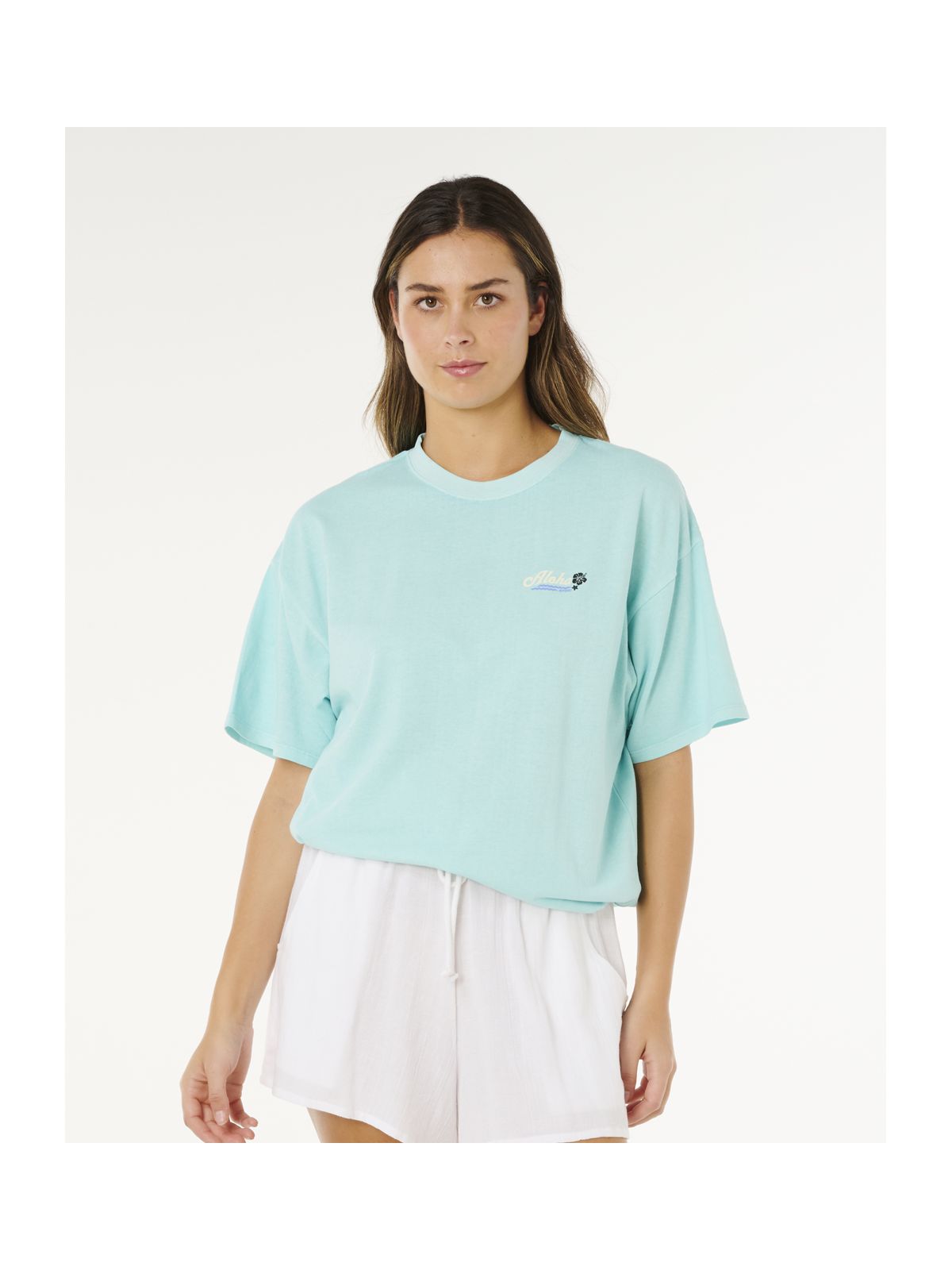 Koszulka damska RIP CURL Aloha Heritage Tee niebieska
