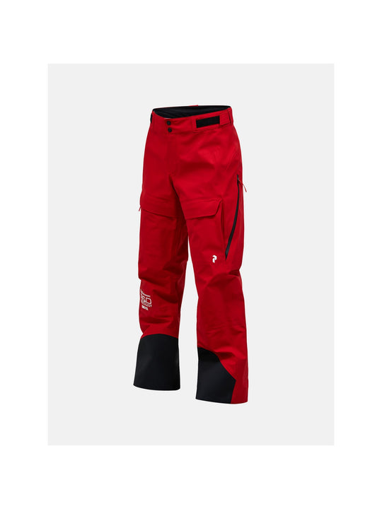 Spodnie narciarskie damskie PEAK PERFORMANCE 40Y R&amp;D GORE-TEX 3L C-KNIT Ski Pants czerwone
