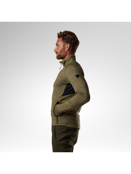 Bluza męska ROSSIGNOL M Premium Half Zip Fleece beżowa
