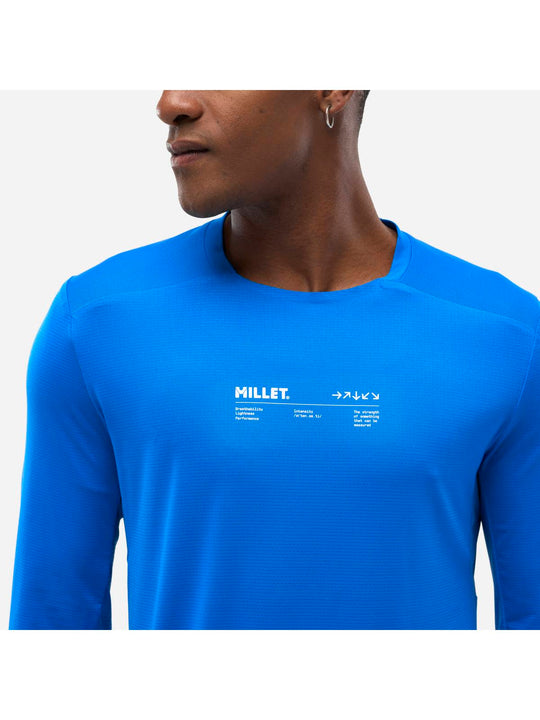 Koszulka męska MILLET Intense Ts Ls M niebieska'
