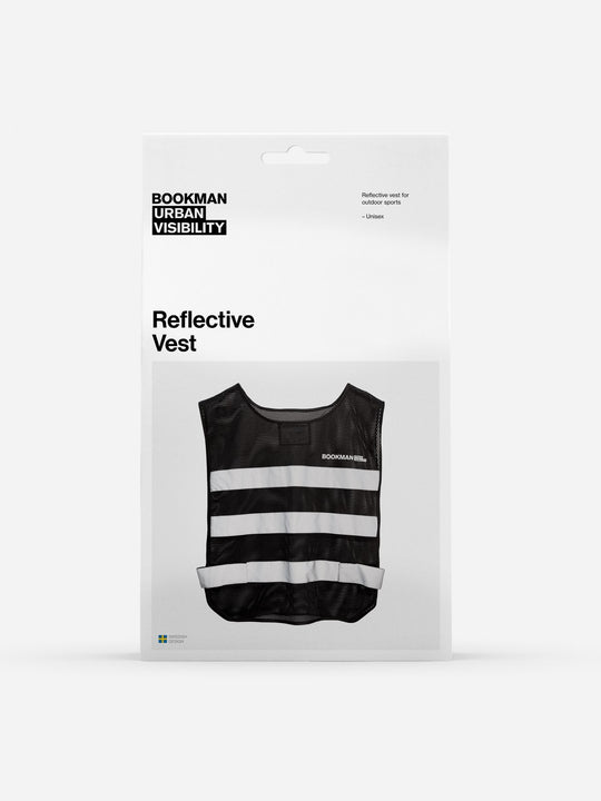 Kamizelka rowerowa BOOKMAN Reflective Vest czarny
