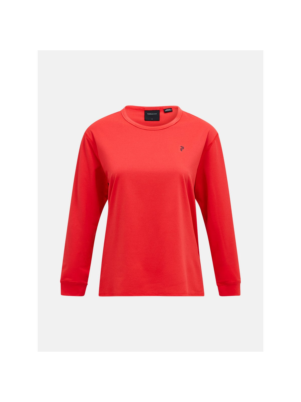 Koszulka PEAK PERFORMANCE Trail Longsleeve Women czerwona - Adventure Sports