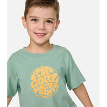 Koszulka chłopięca RIP CURL Wettie Passage Icon Tee-Boy zielona
