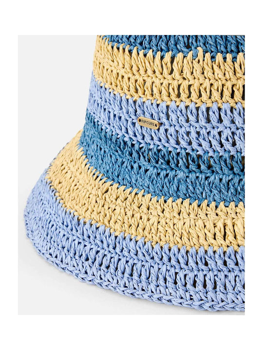 Kapelusz damski RIP CURL Crochet Bucket Hat niebieski
