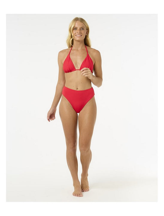 Stanik kąpielowy RIP CURL Premium Surf D-Dd Sliding Tri czerwony
