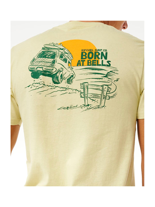 Koszulka RIP CURL Keep On Trucking Tee żółty - Adventure Sports
