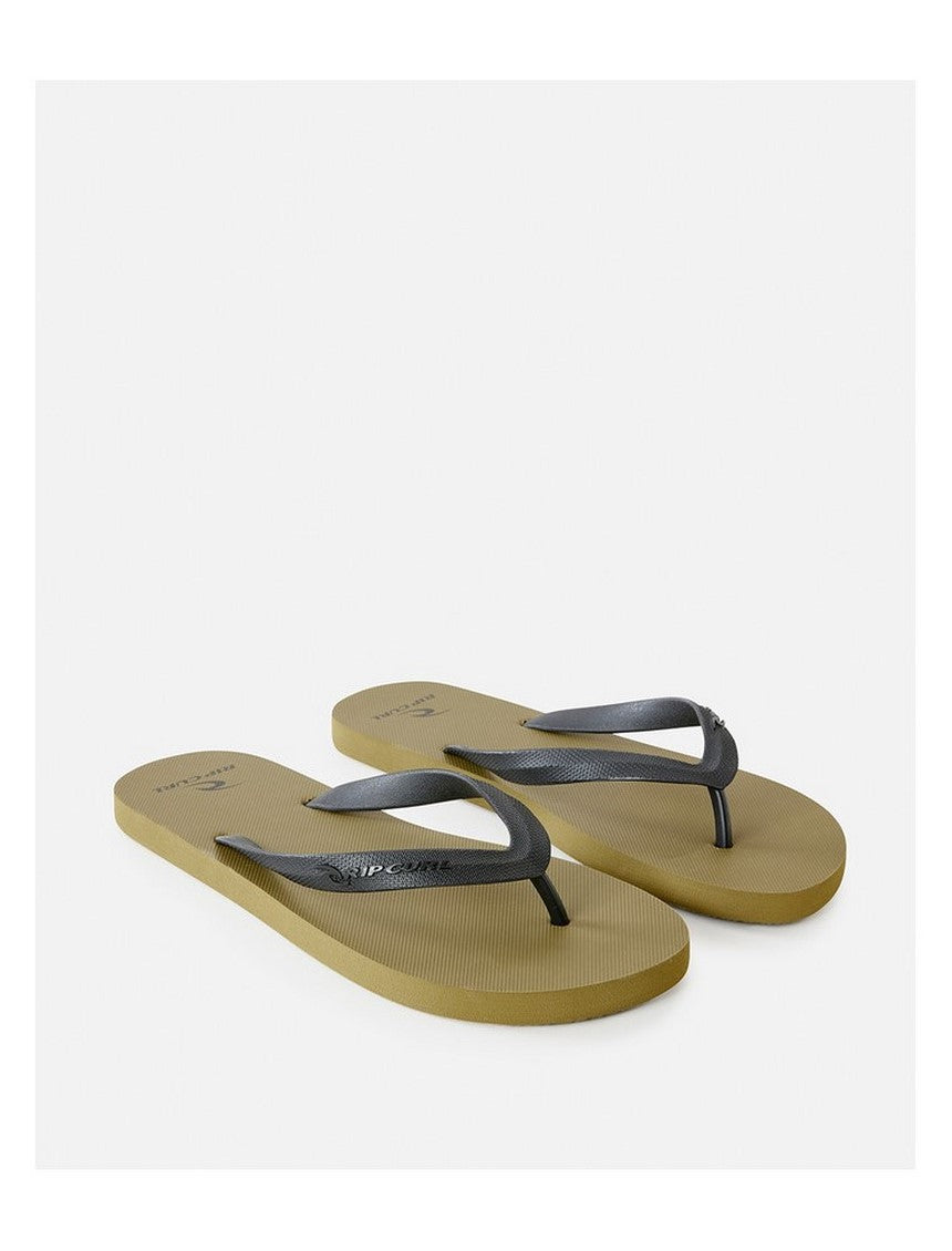 Japonki męskie plażowe RIP CURL Brand Logo Bloom Open Toe oliwkowe