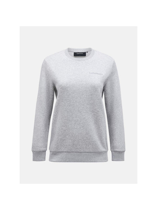 Bluza PEAK PERFORMANCE Original Small Logo Crew Women szary - Adventure Sports
