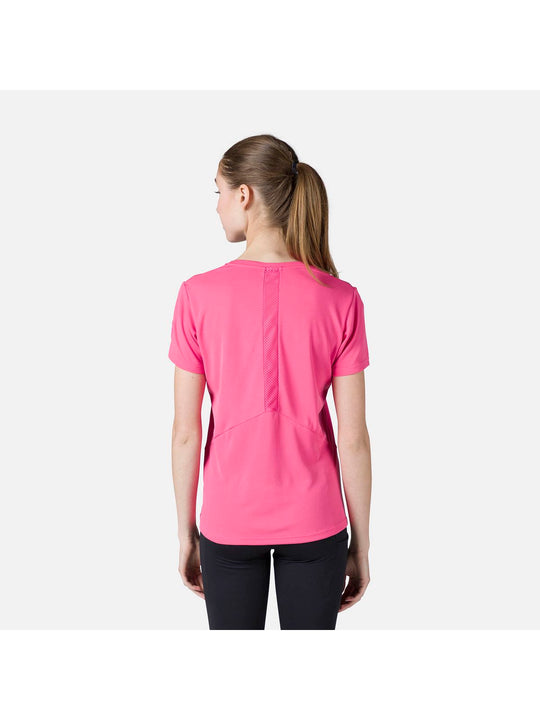 Koszulka Rossignol W Plain Tee różowy - Adventure Sports
