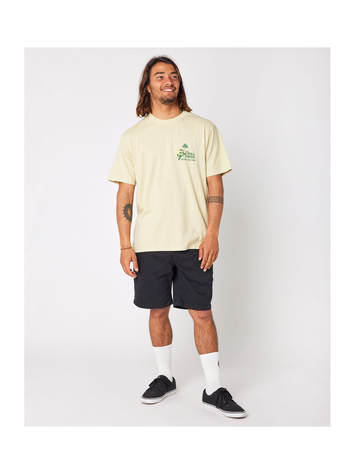 Koszulka RIP CURL Shaper Avenue Tee żółty - Adventure Sports