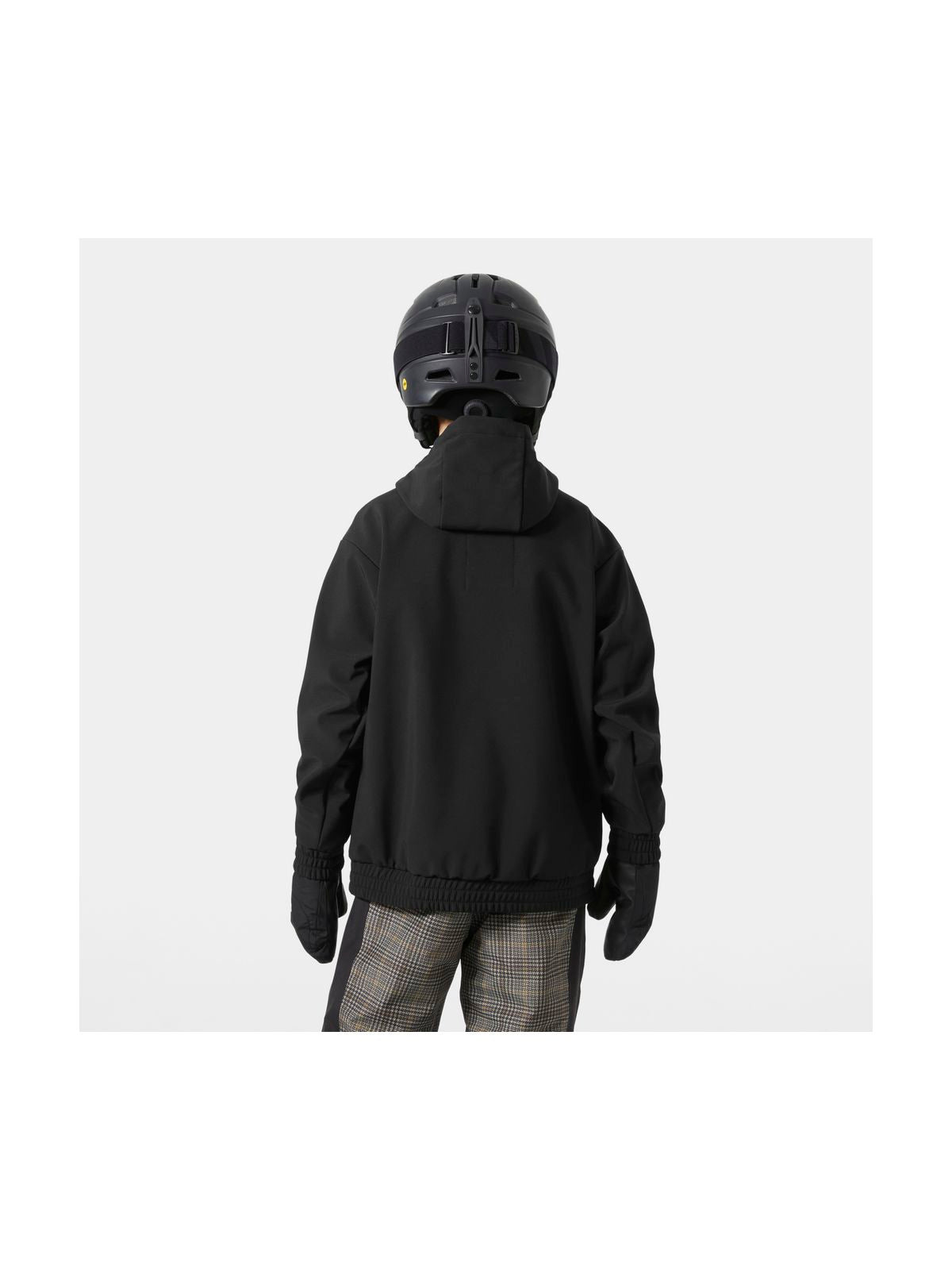 Bluza dziecięca HELLY HANSEN JR POWDER SOFTSHELL HOODIE czarna