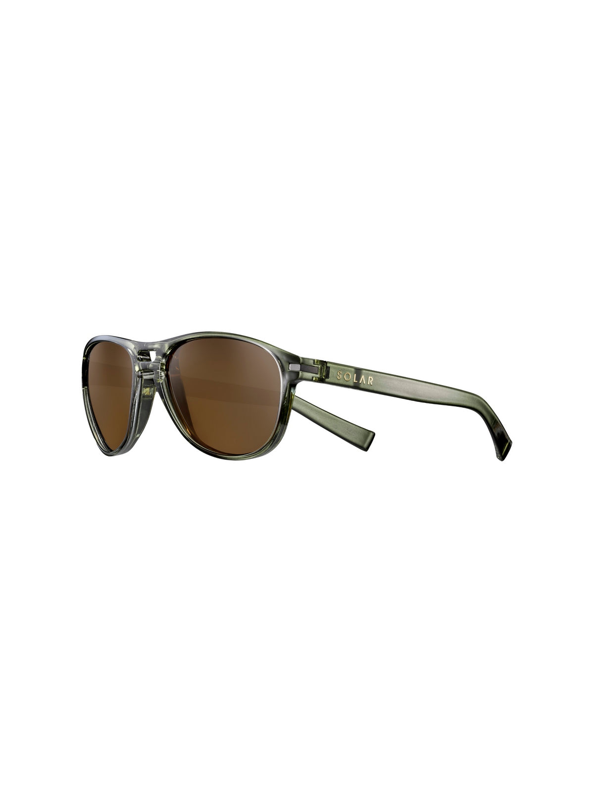 Okulary przeciwsłoneczne SOLAR Mundy - cat.3 Polarized - Translucent Green
