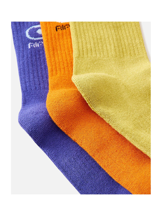 Skarpety RIP CURL Logo Crew Sock 3-Pk - Boy - TU - Adventure Sports
