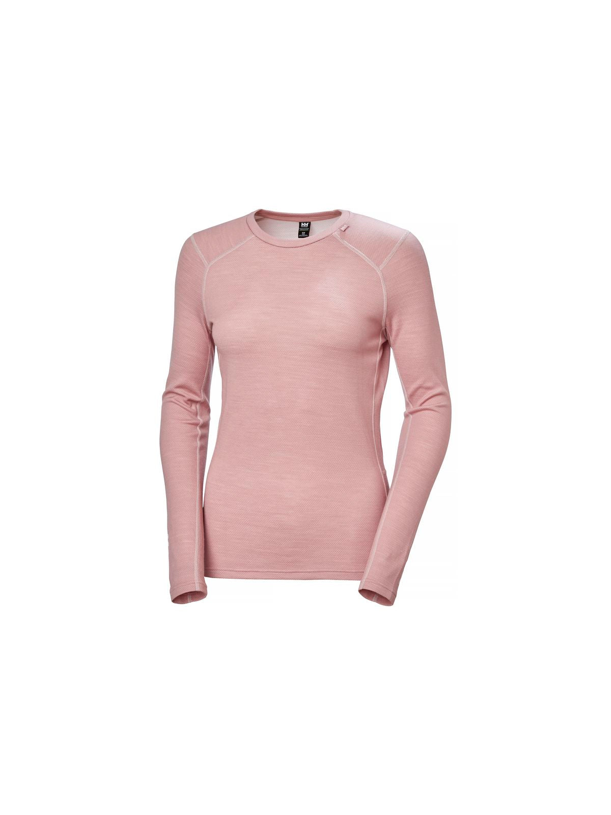 Koszulka damska HELLY HANSEN W Lifa Merino Midweight Crew kolor różowy