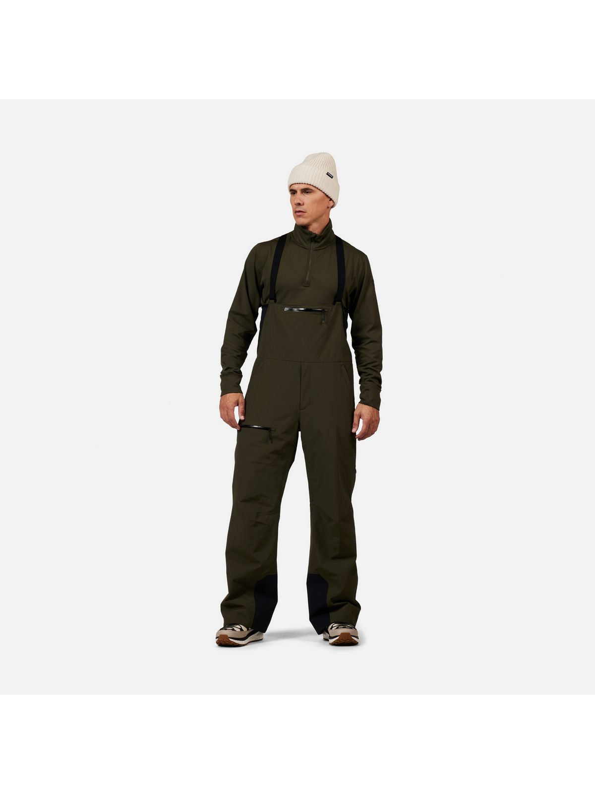 Spodnie narciarskie męskie ROSSIGNOL Outerlimits Insulated BIB zielone