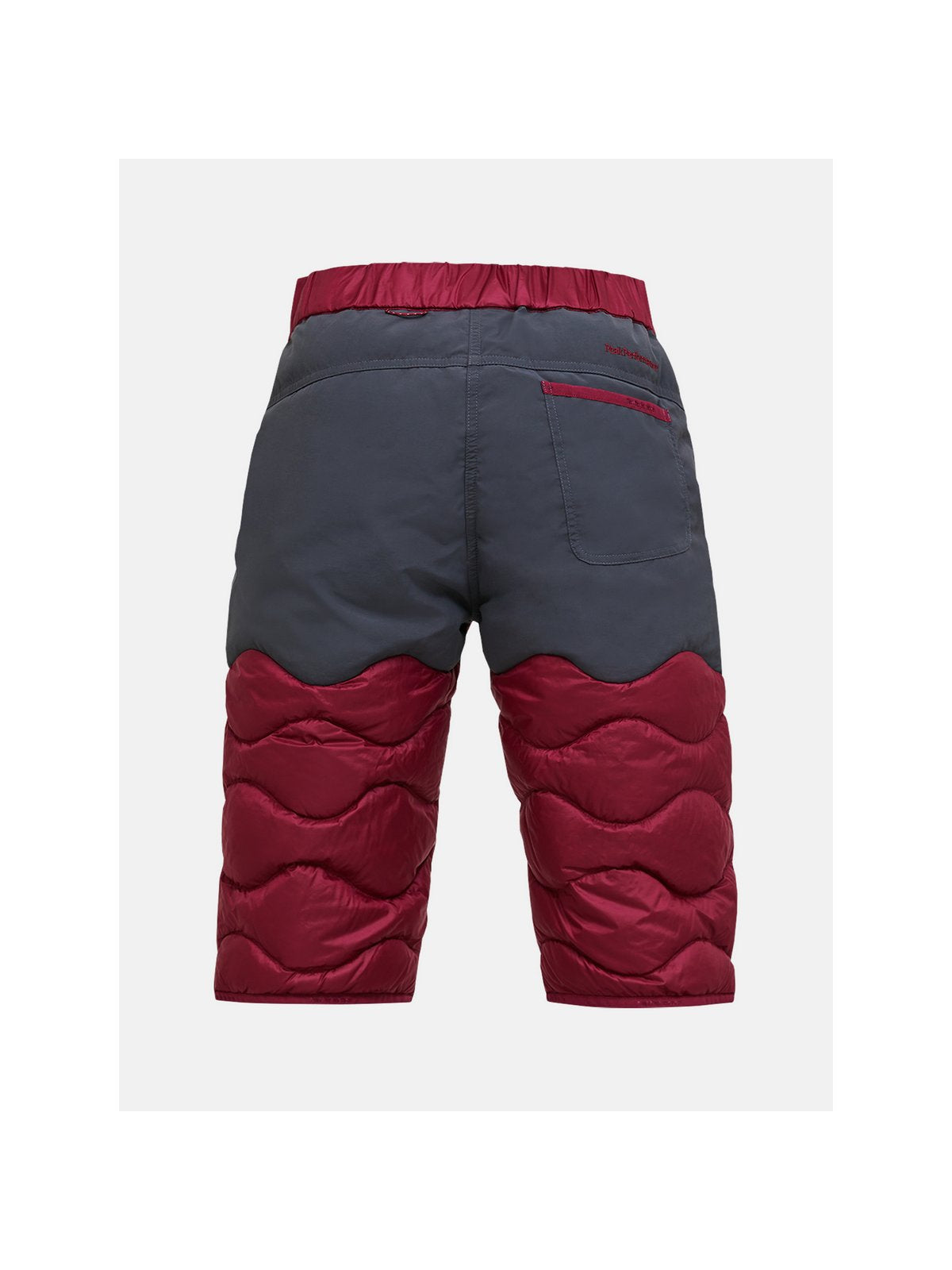 Szorty PEAK PERFORMANCE W Helium Down Shorts bordowy